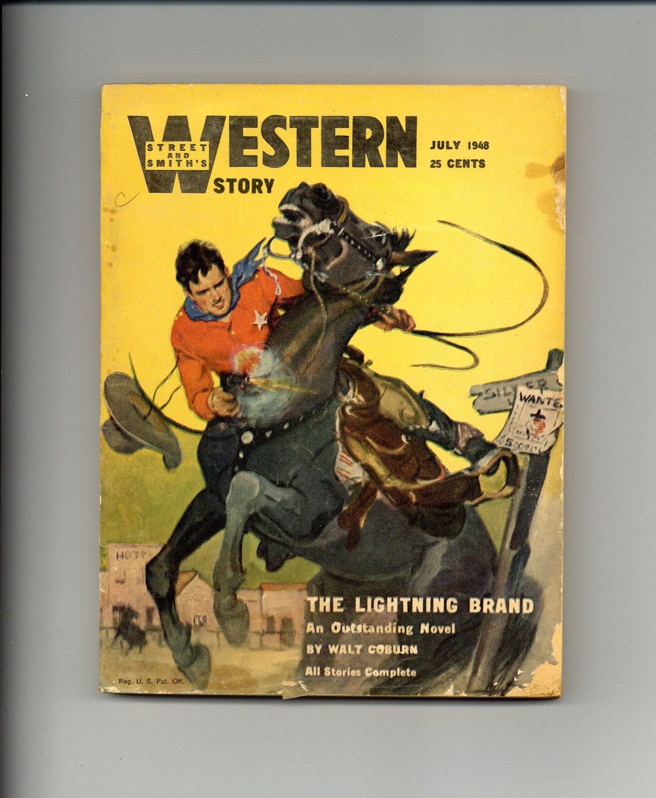 Western Story Magazine Pulp 1st Series Jul 1948 Vol. 219 #3 VG