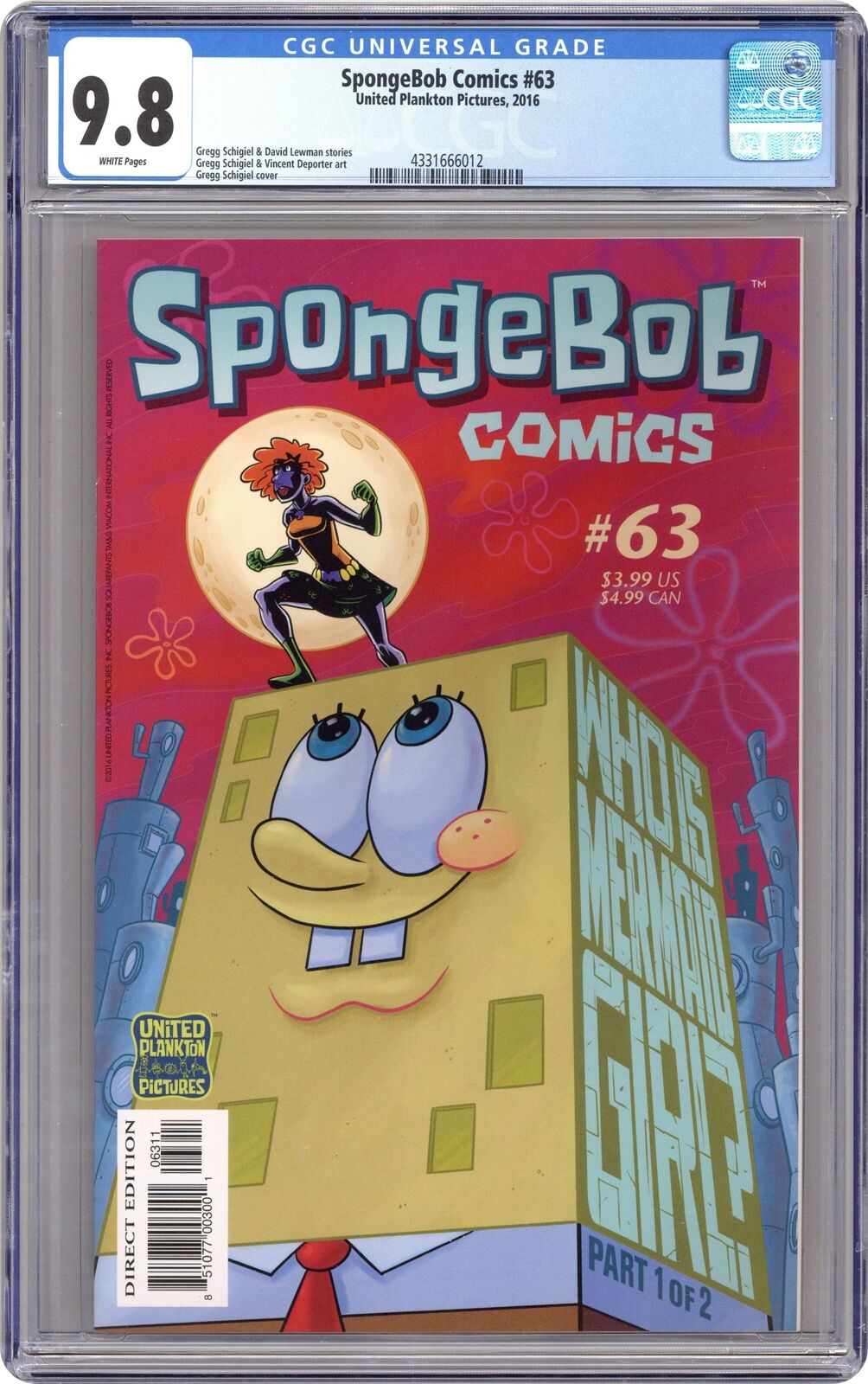 Spongebob Comics #63 CGC 9.8 2016 4331666012