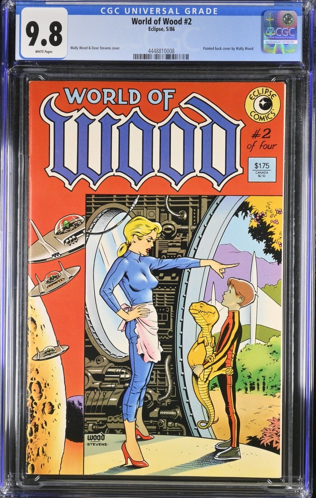 World of Wood #2 CGC 9.8 Dave Stevens & Wally Wood Cover 1986 New slab
