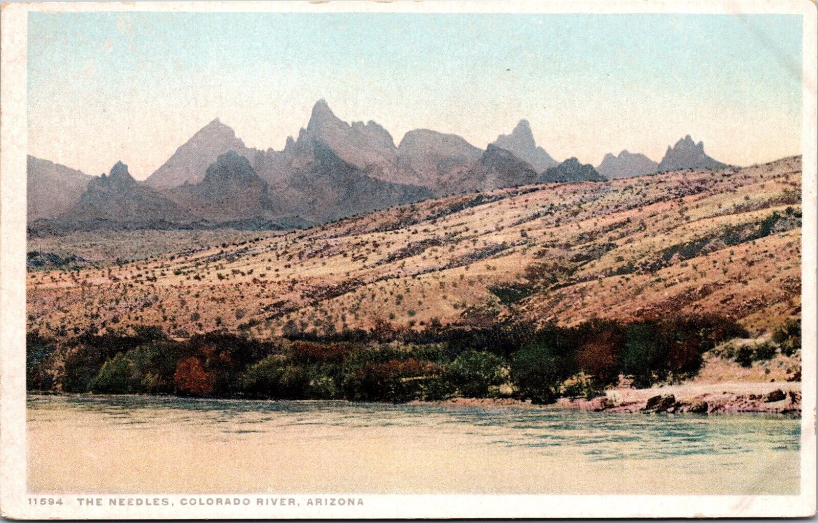 Vtg Arizona AZ The Needles Colorado River 1920s Old View Postcard