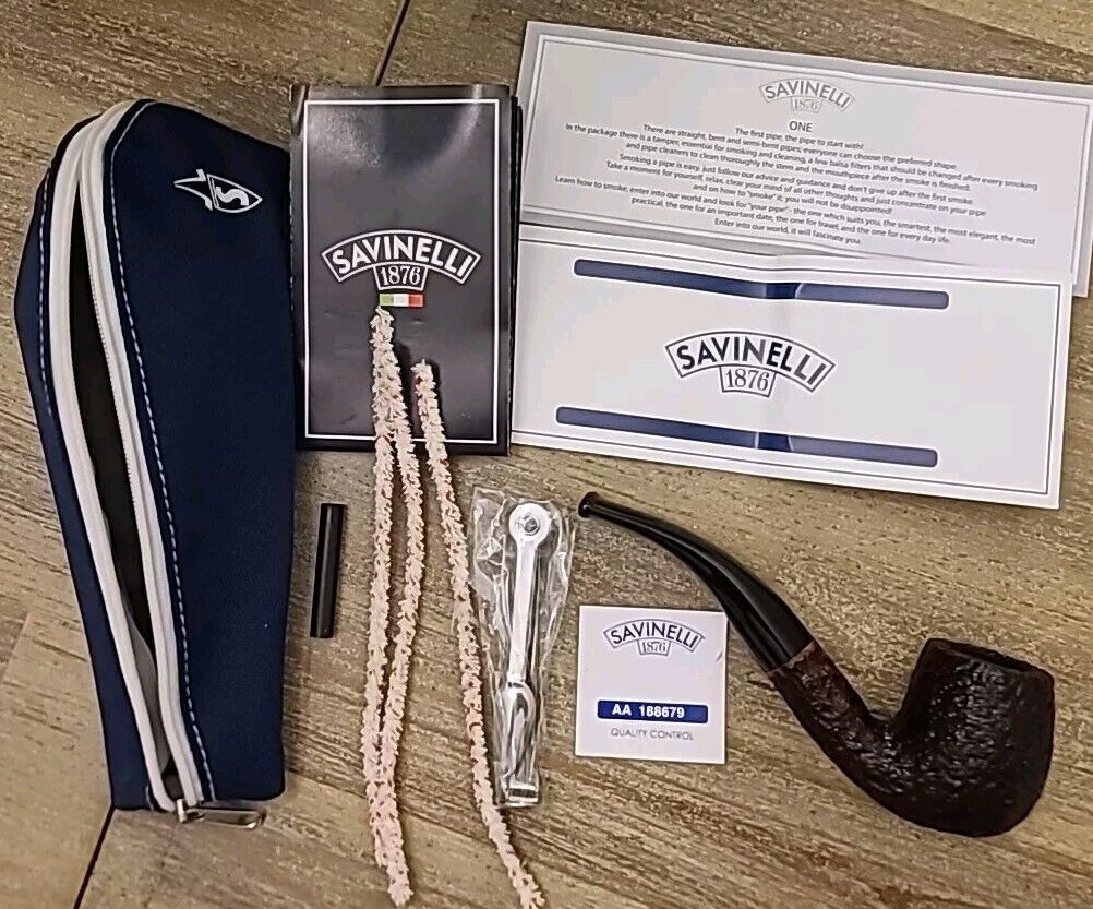Savinelli Pipe ONE , 601. The First Pipe To Begin With.