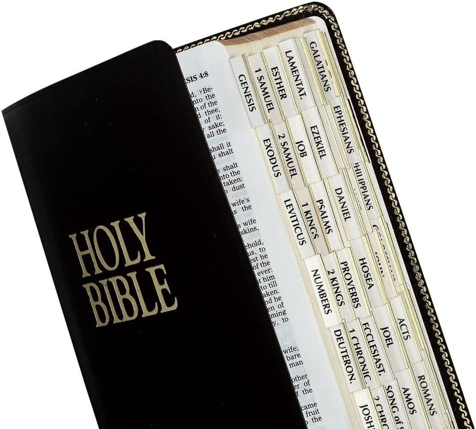 Catholic Gold-Edged Bible Indexing Tabs, Old & New Testament plus Catholic Books