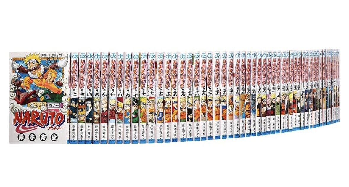 NEW NARUTO vol.1-72 Complete Full Set Japanese ver.