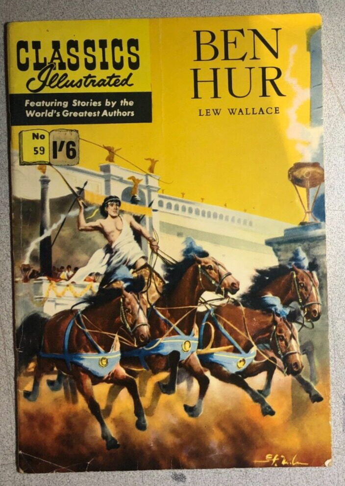 CLASSICS ILLUSTRATED #59 Ben Hur (HRN 157) Australian comic VG++