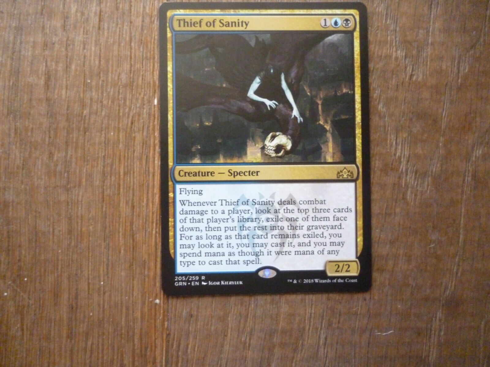 MTG 1 x Thief of Sanity Rare Card Guilds of Ravnica Magic The Gathering