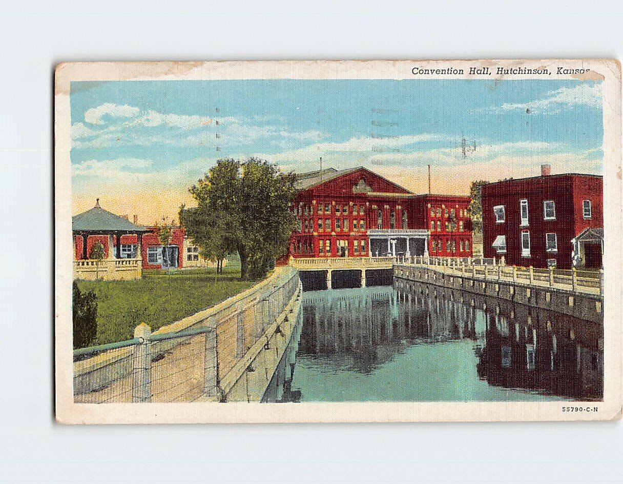 Postcard Convention Hall, Hutchinson, Kansas