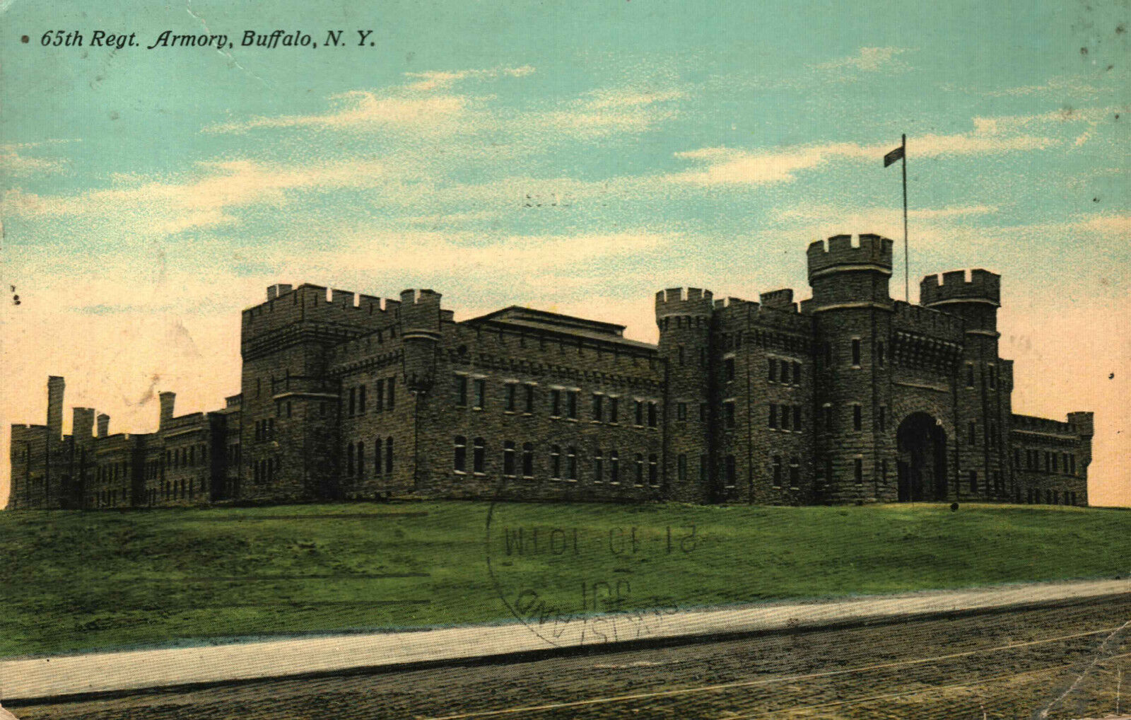 Postcard 65th Regiment Armory  Circa 1911 Buffalo NY New York