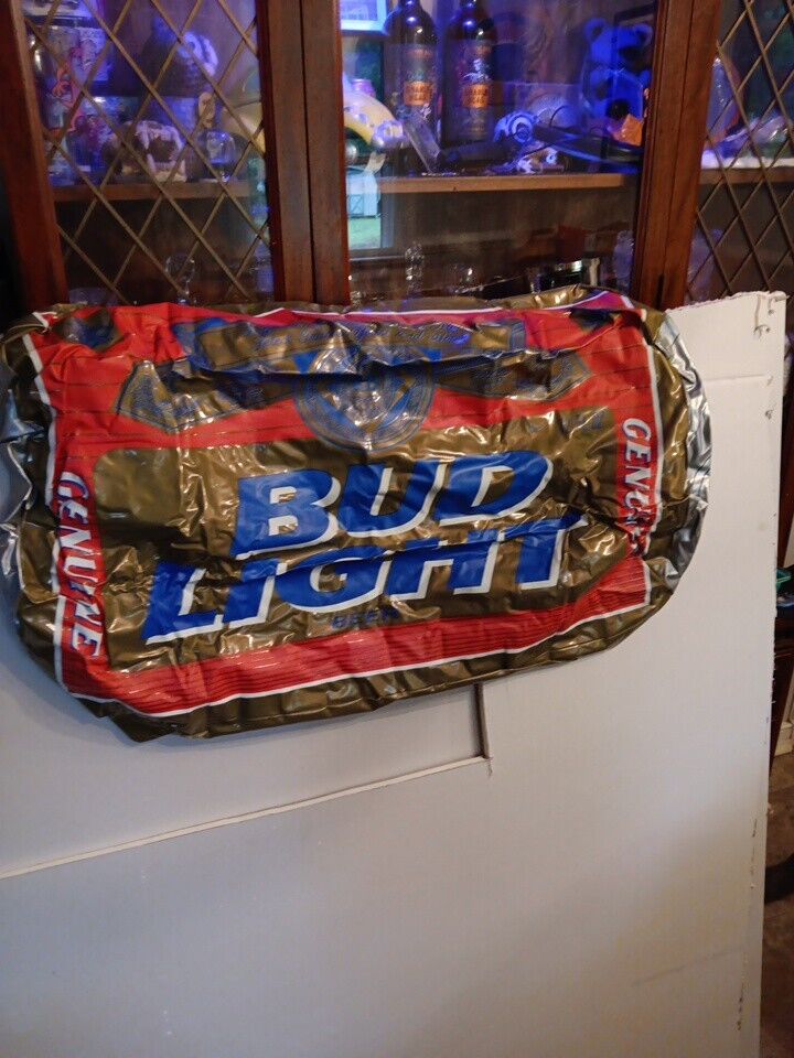 Inflatable Bud Light Bud Lager Can 1998 Vintage Pre Owned