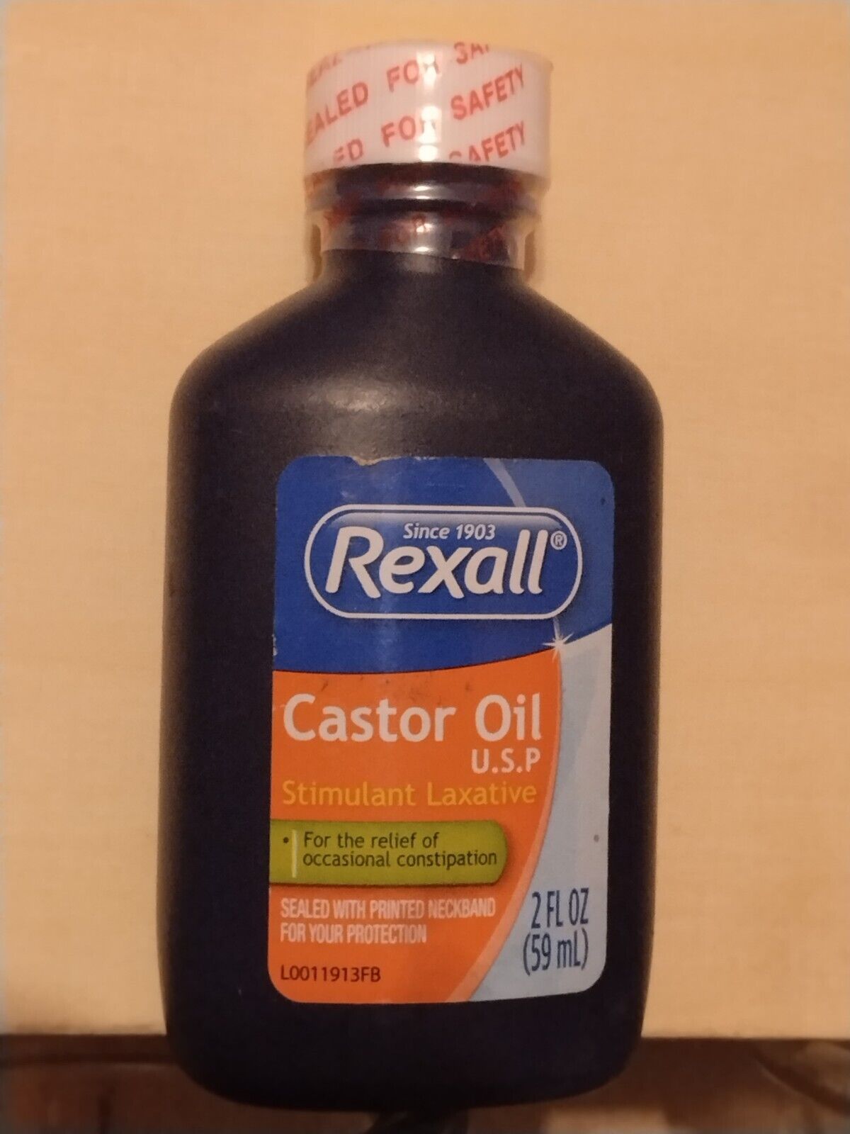 Rexall Castor Oil Rexall Drug Stores 2 Fluid Ounces