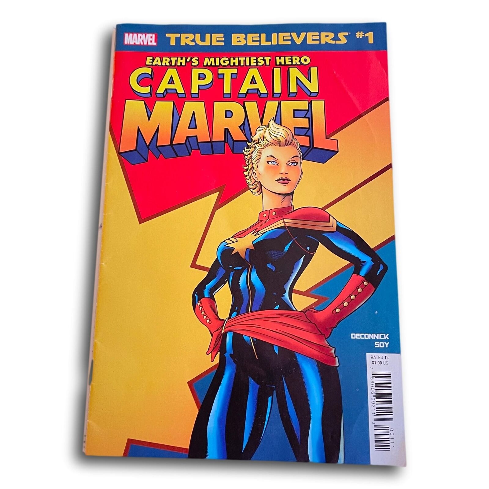Captain Marvel True Believers Earths Mightiest Hero #1 Marvel Comics Comic Book