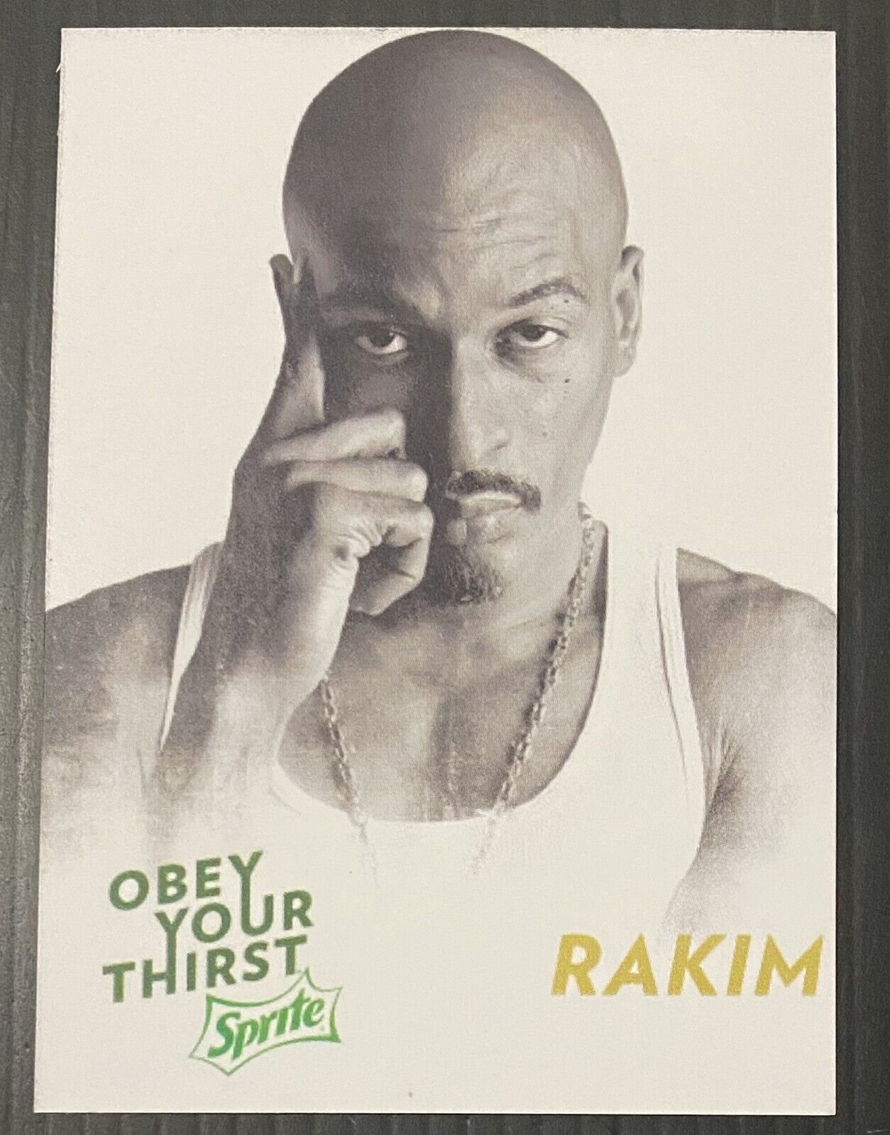Rakim RC Hip-Hop Rookie Sprite Card RARE🔥🔥#14 Of 16