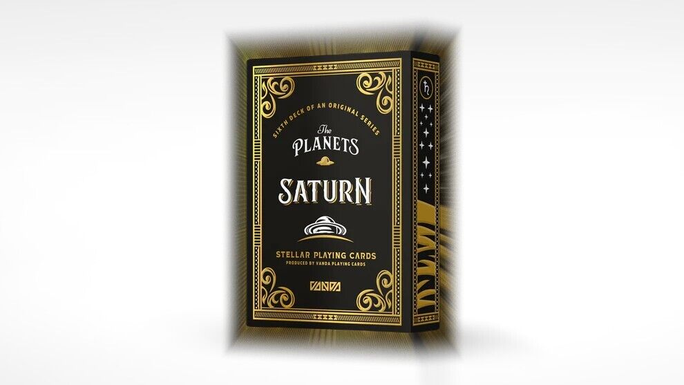 The Planets Saturn Playing Cards Standard Edition, Vanda Artist Series. New
