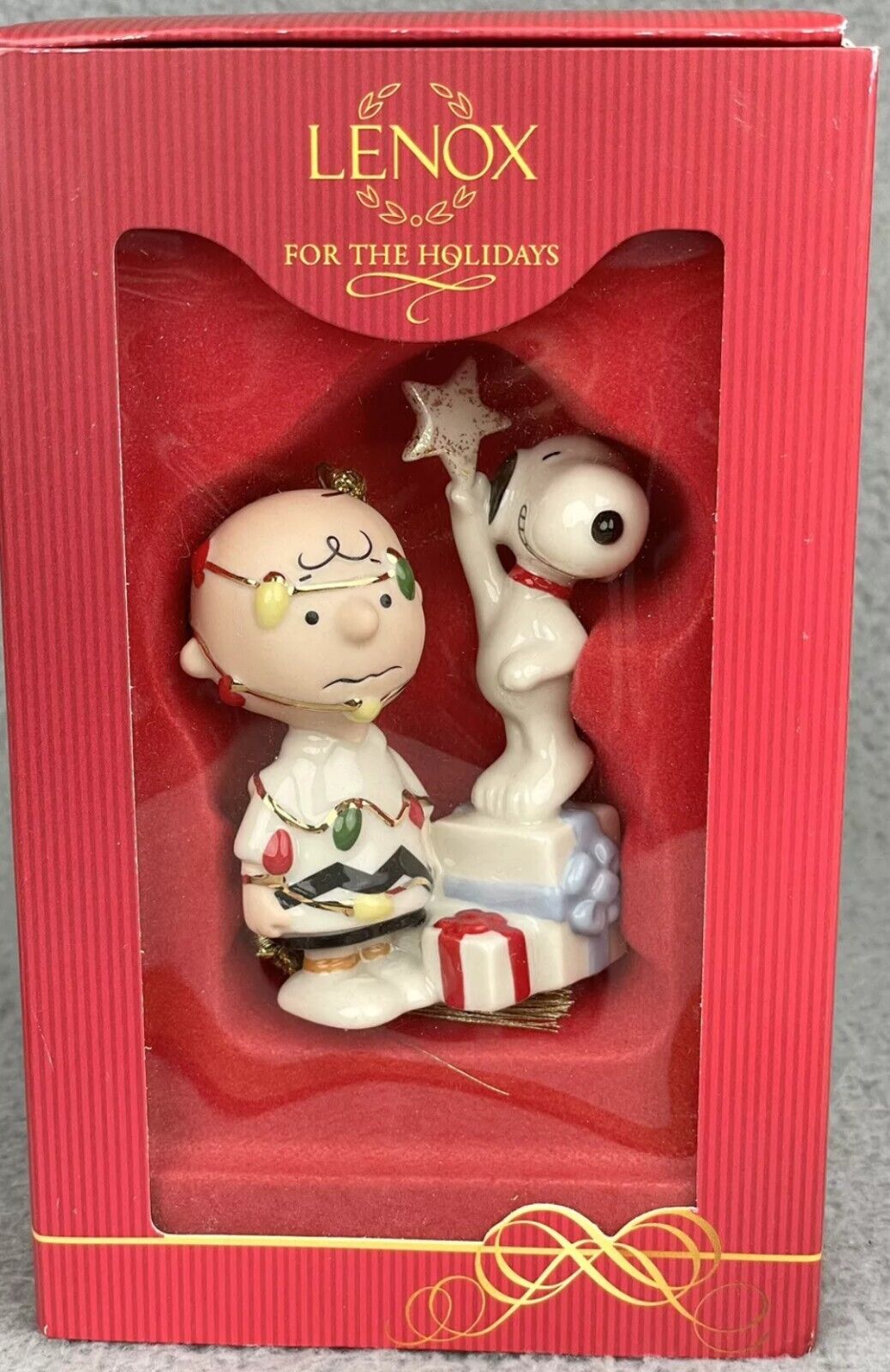 Lenox You\'re a Christmas Tree Charlie Brown Peanuts Ornament Snoopy 805751