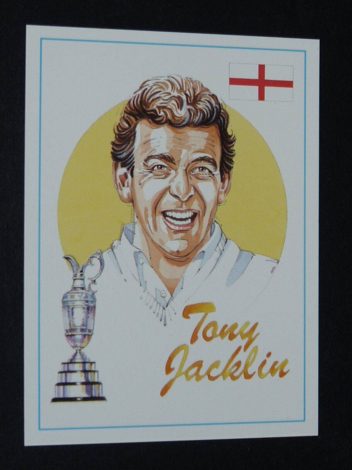 1993 GAMEPLAN CARD GOLF OPEN CHAMPIONS GOLFING #18 TONY JACKLIN ENGLAND