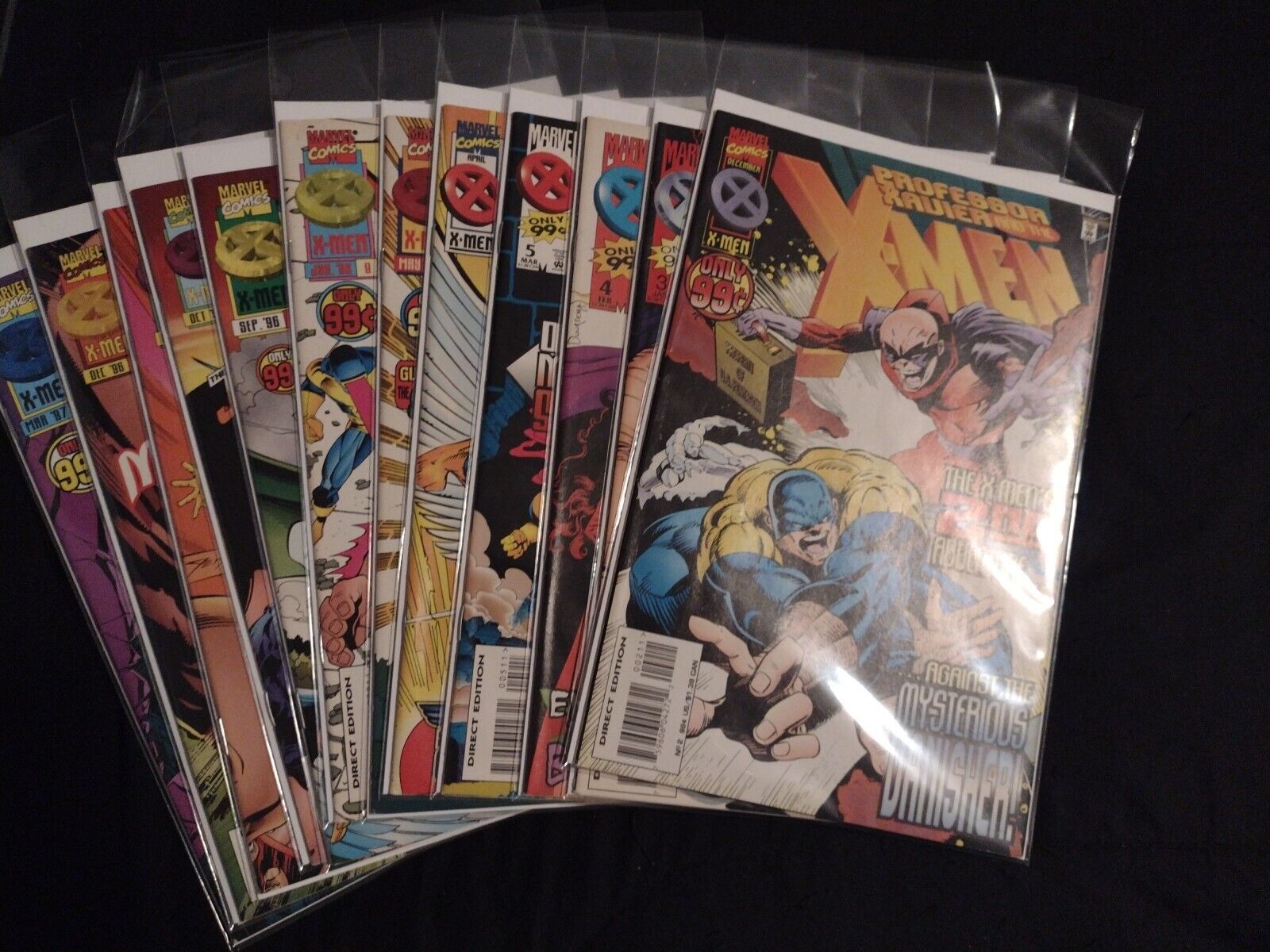 Lot Of 12 Professor Xavier And The X-Men Comics #\'s 2,3,4,5,6,7,8,11,12,13,14,17