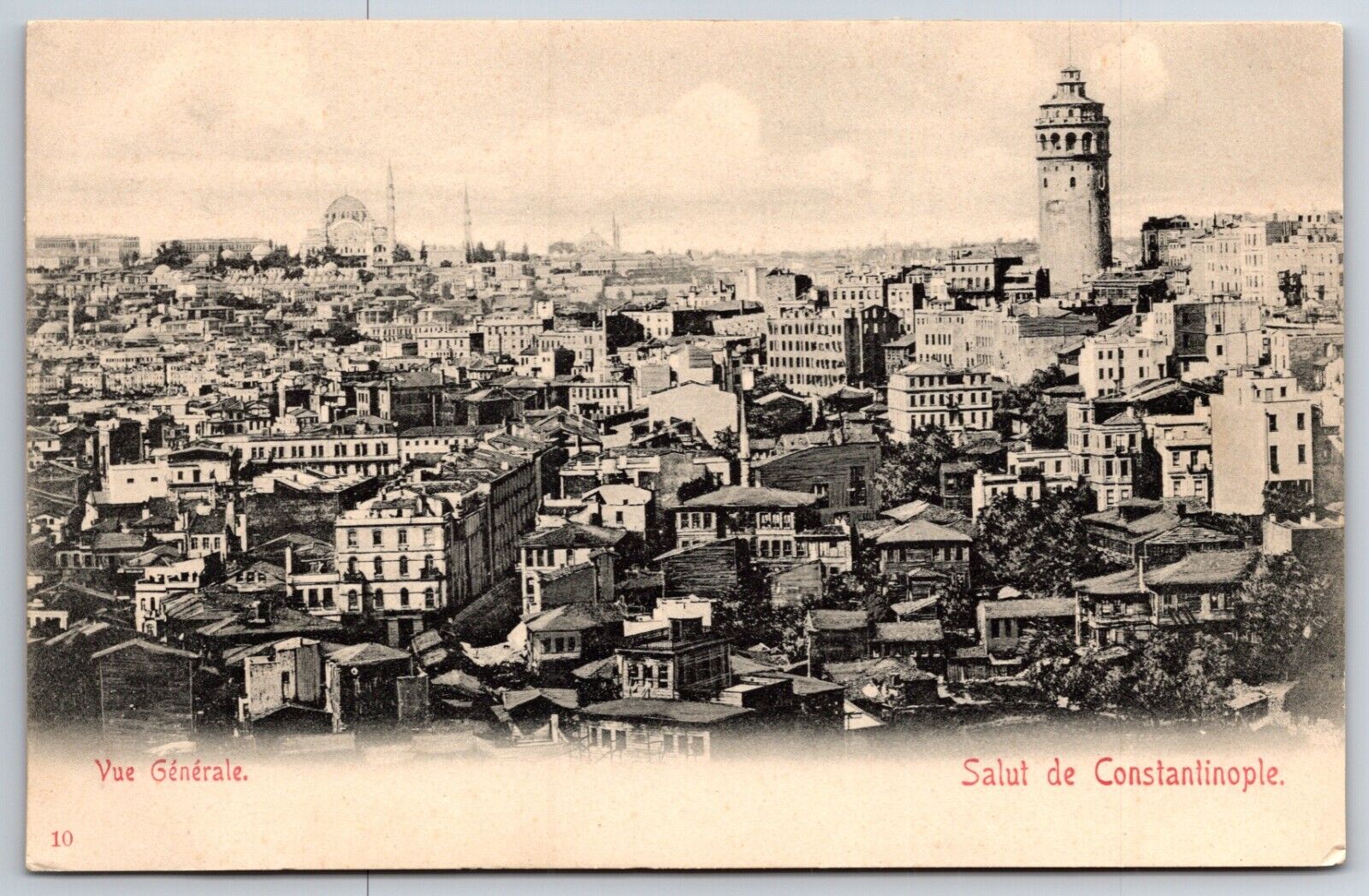 French Postcard Constantinople City Overview c1901-1907 NP VGC