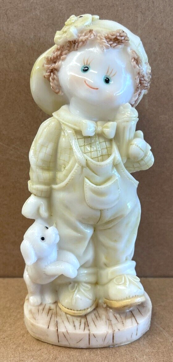 Greenbrier International Polystone Boy Figurine Nursery Baby Shower Gift