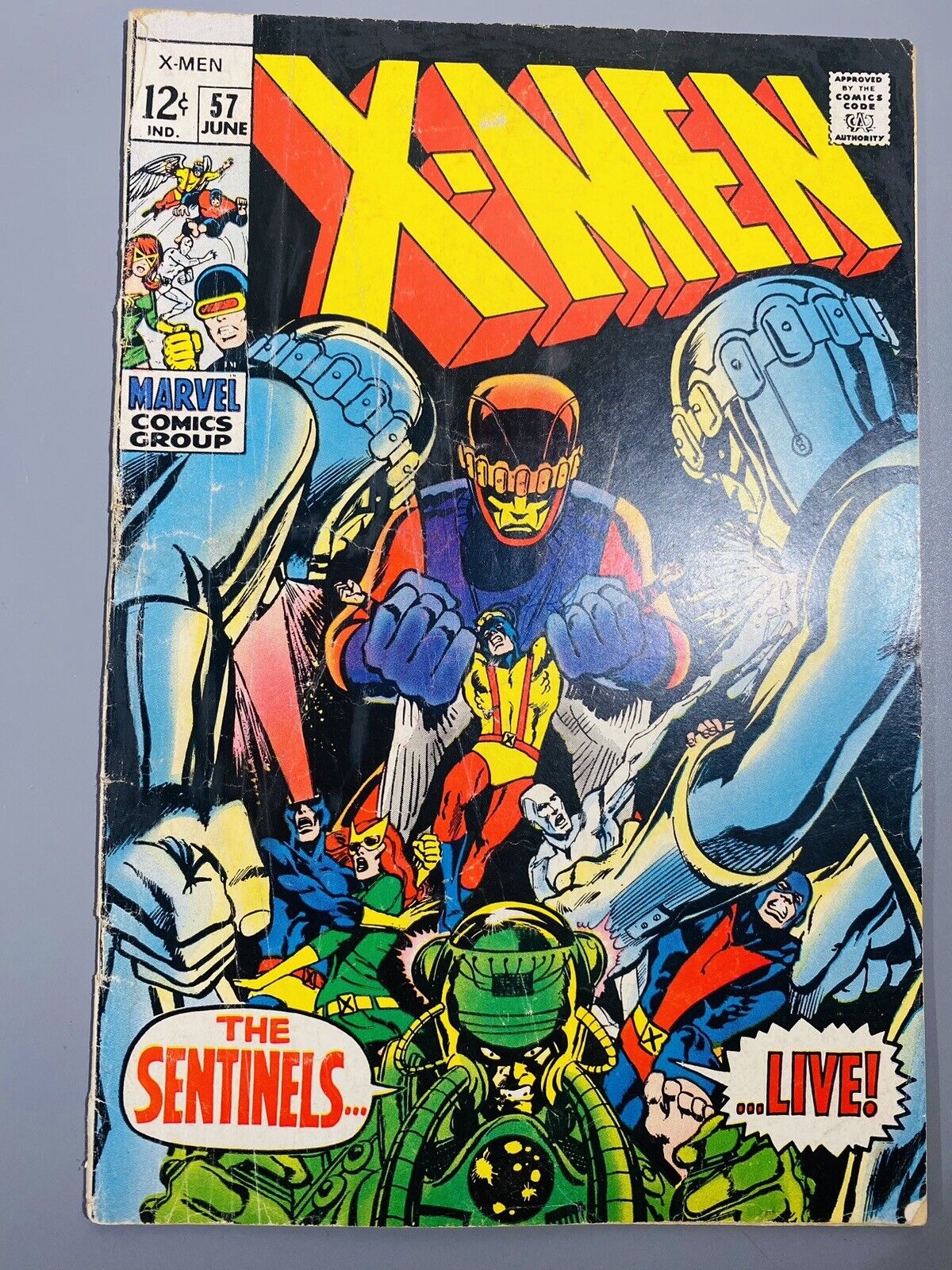 X-Men #57 (Marvel, 1969) Neal Adams 1st print