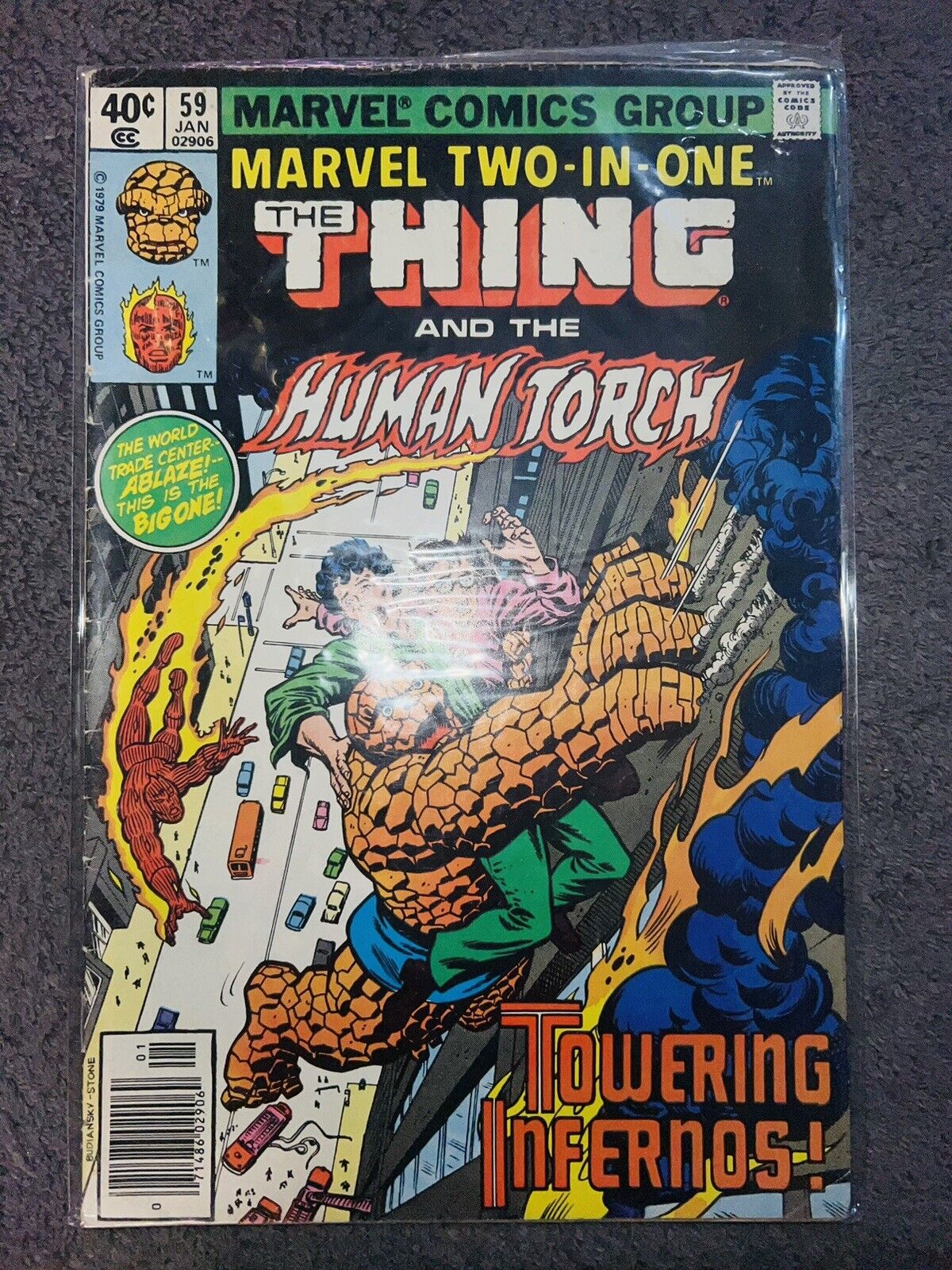 Marvel Two-In-One (Marvel, 1979 series) #59 The Thing and The Human Torch
