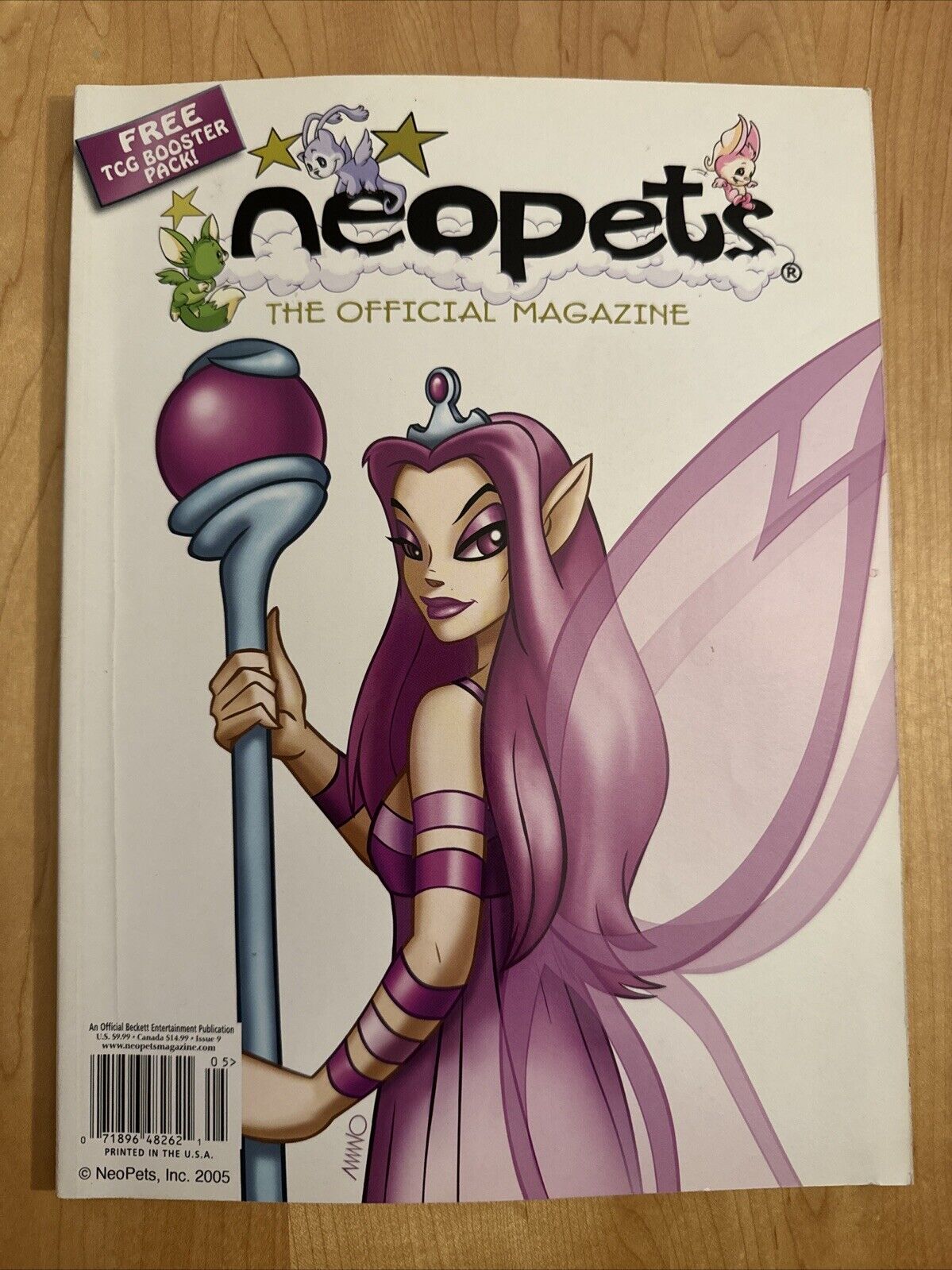 Neopets: 2005 Official Magazine Issue #9 Fyora the Faerie Queen No Poster (a)