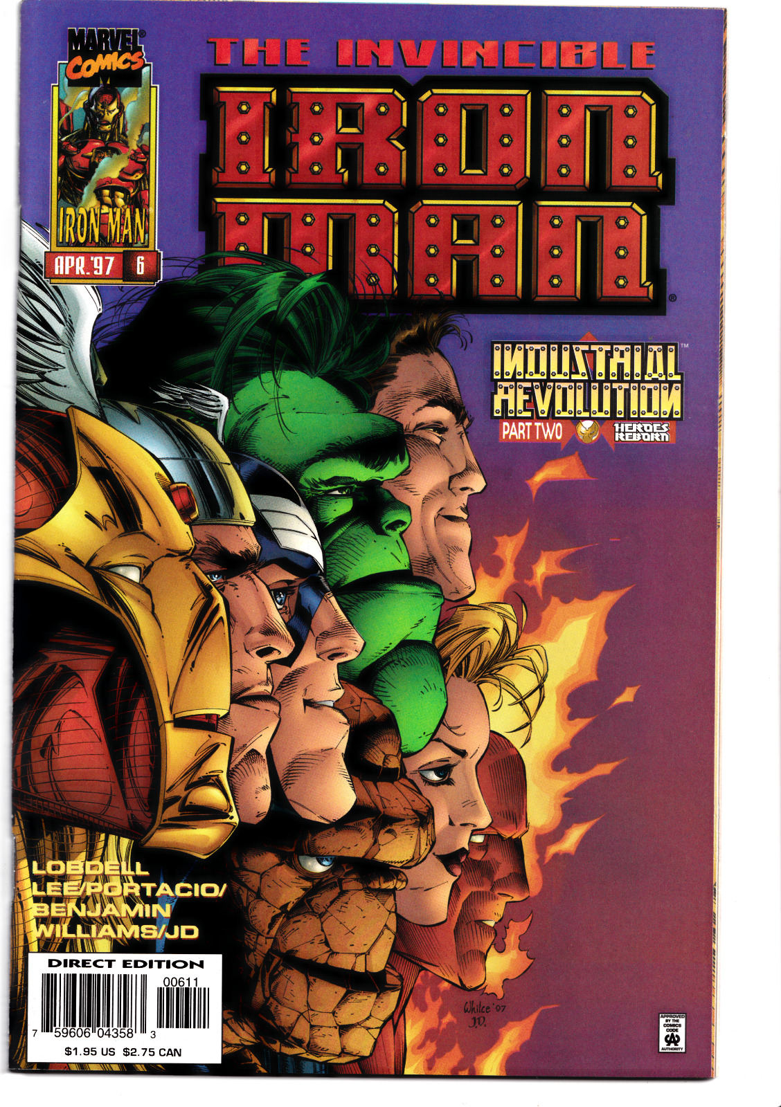 Iron Man #6 1997 Marvel Comics