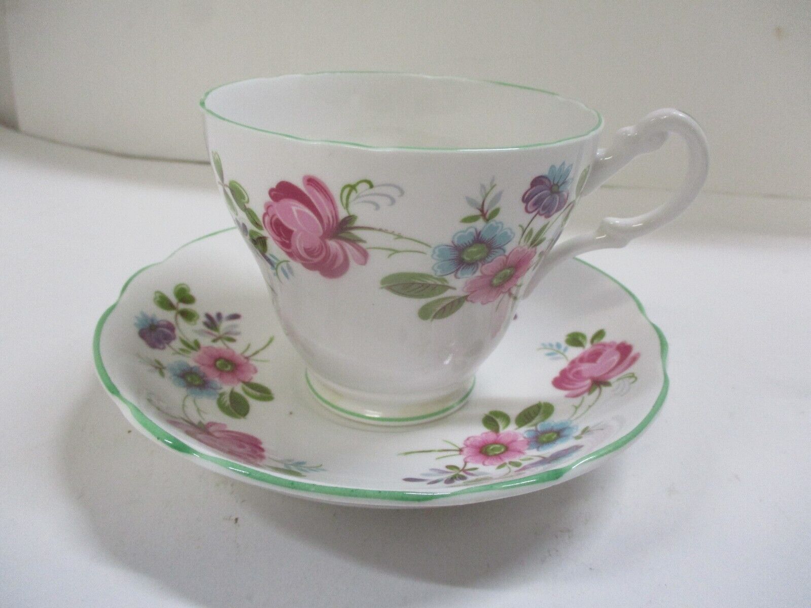 Springfield Bone China Floral Tea Cup and Saucer