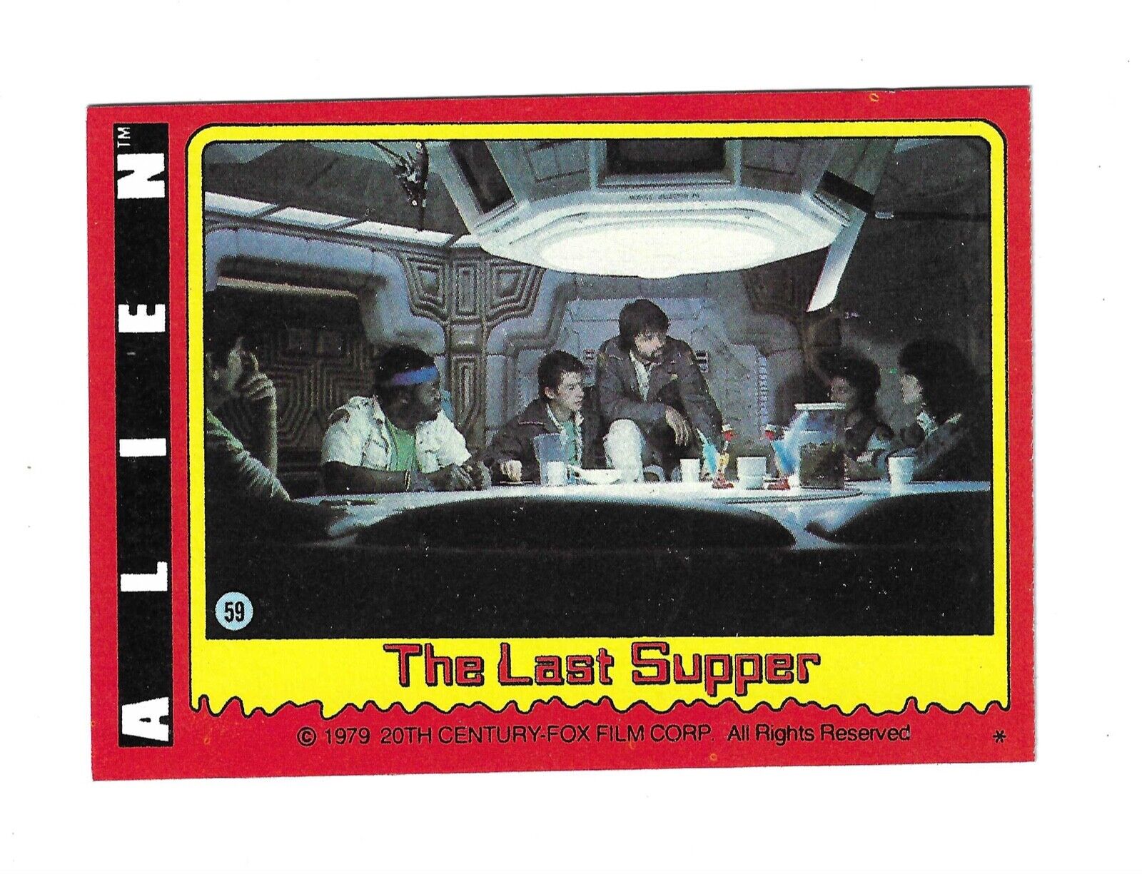 1979 Topps ALIEN #59 The Last Supper (Pack Fresh)