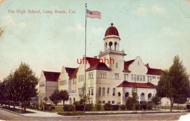 THE HIGH SCHOOL, LONG BEACH, CA publ by M. Reider No. 5306