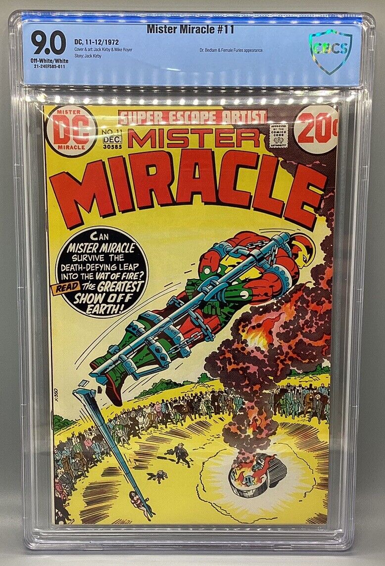 Mister Miracle #11 - DC - 1972 - CBCS 9.0 - Dr. Bedlam & Female Furies App.