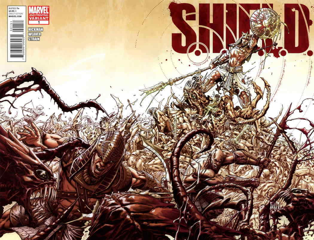 S.H.I.E.L.D. (2nd Series) #1 (2nd) VF/NM; Marvel | Jonathan Hickman SHIELD - we