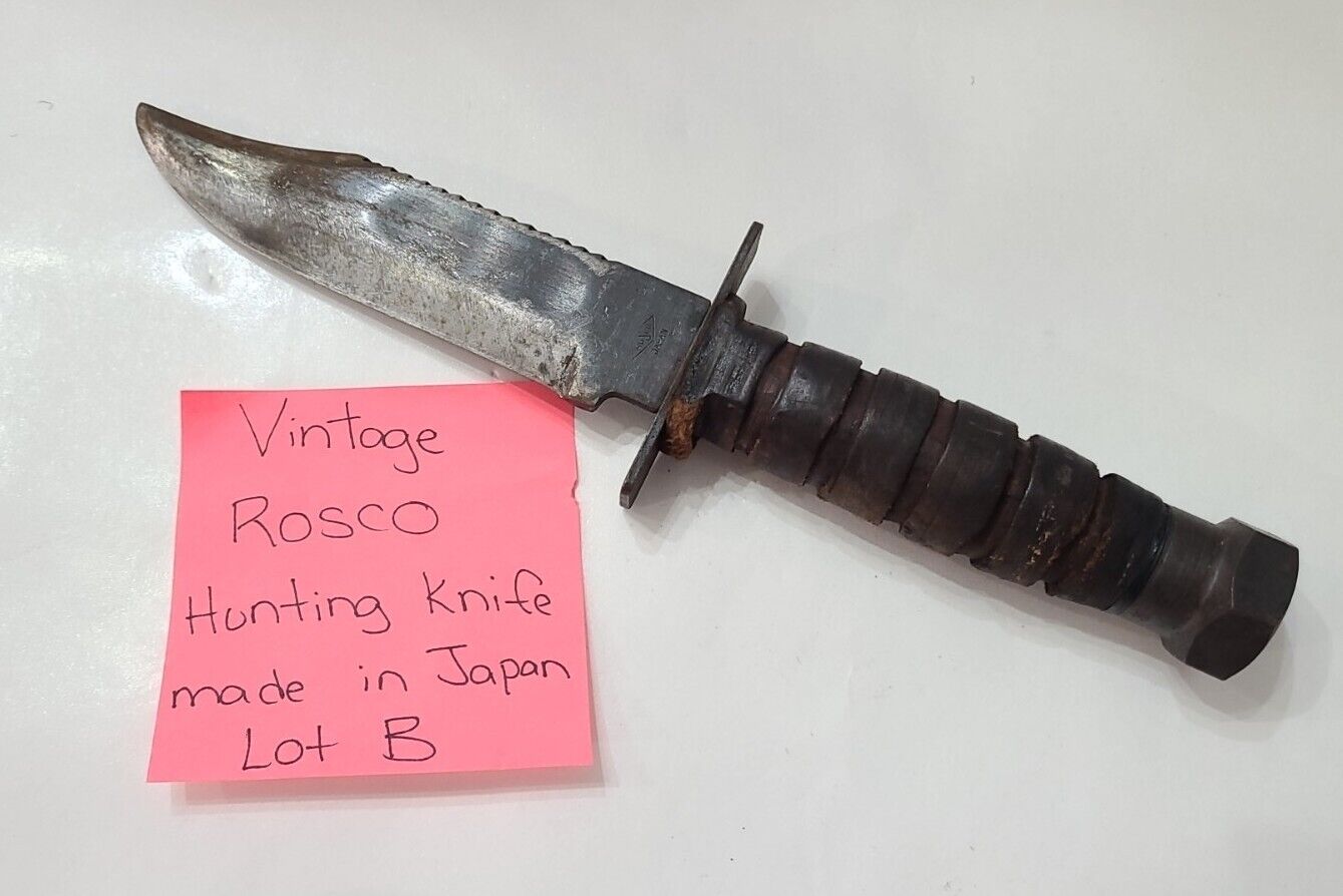 Vintage Rosco Hunting Knife 5\