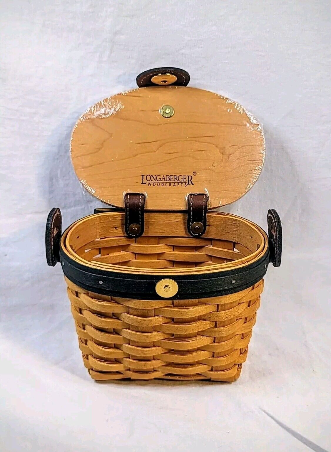 Longaberger Basket Signed Handwoven Collectors Club Ed RAD 2000 Ohio *No Strap