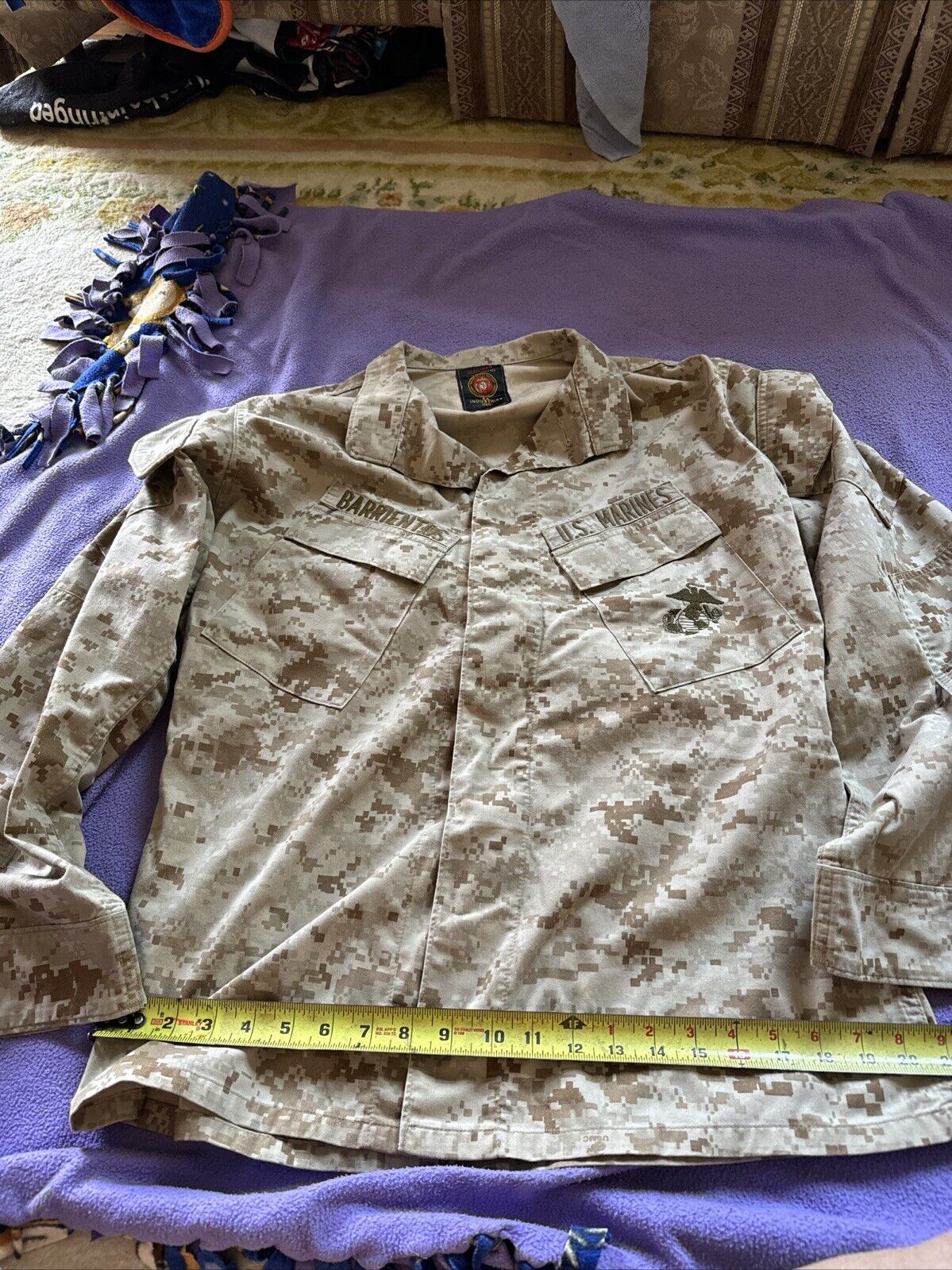 USMC MCCUU Desert MARPAT Blouse Shirt MED-REG