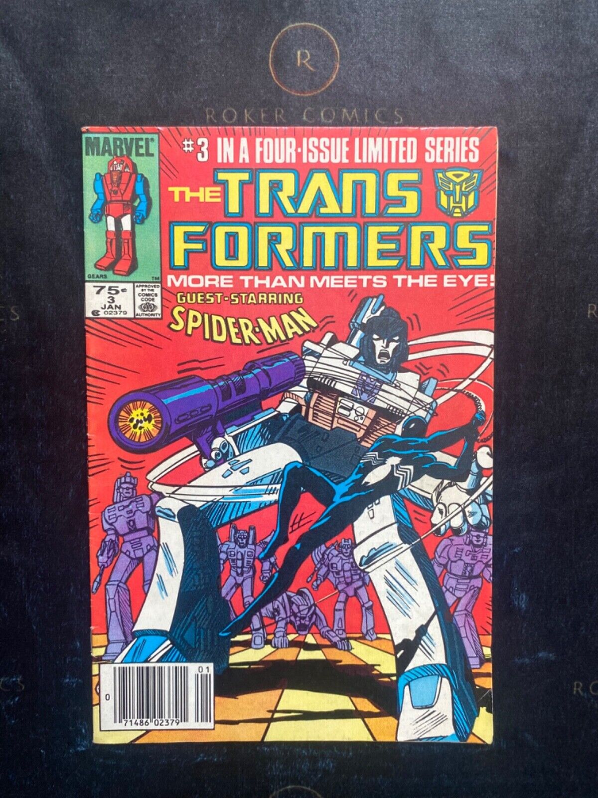 Rare 1984 Transformers #3 (Rare Newsstand) [Trasformers/GI Joe Movie Confirmed]