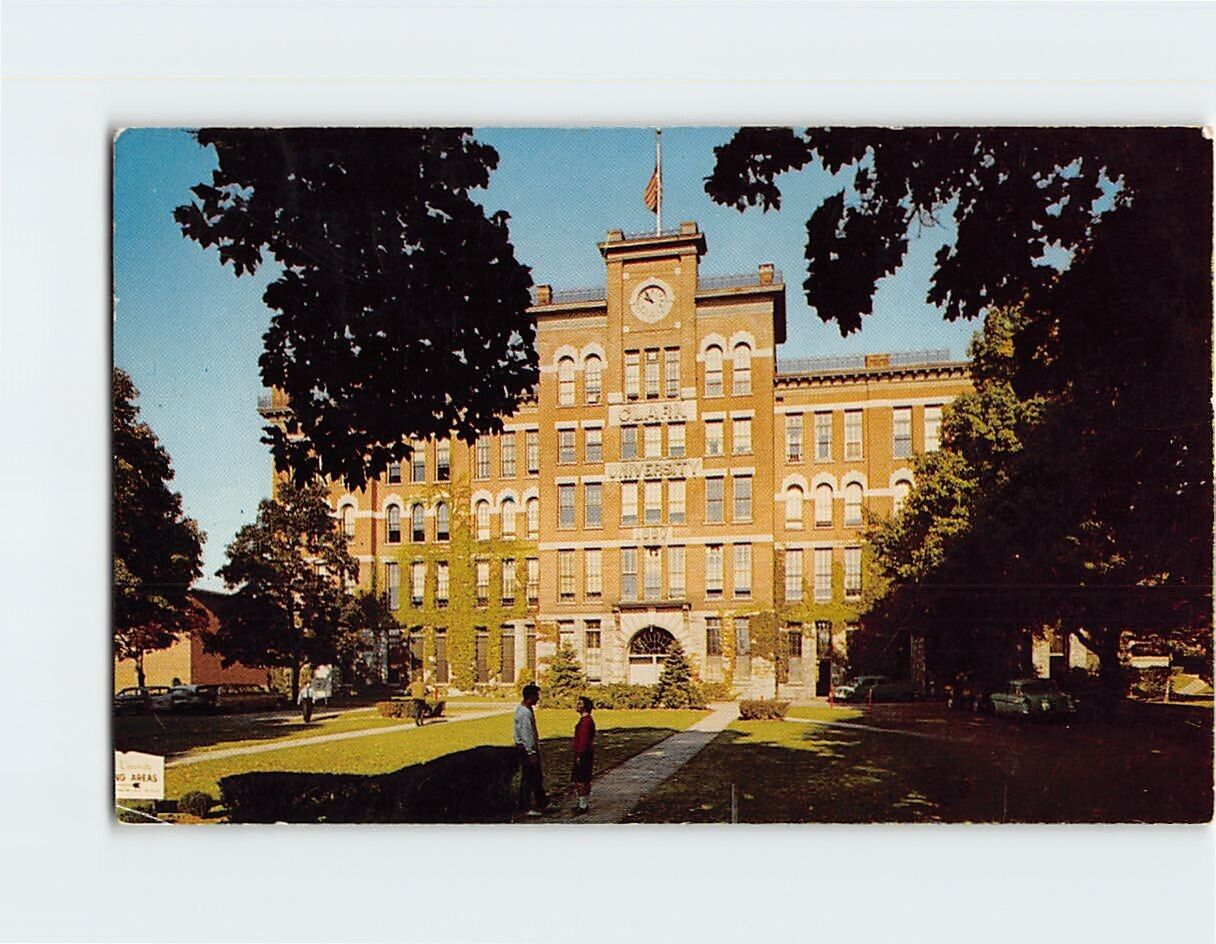 Postcard Jonas Clark Building Clark University Worcester Massachusetts USA
