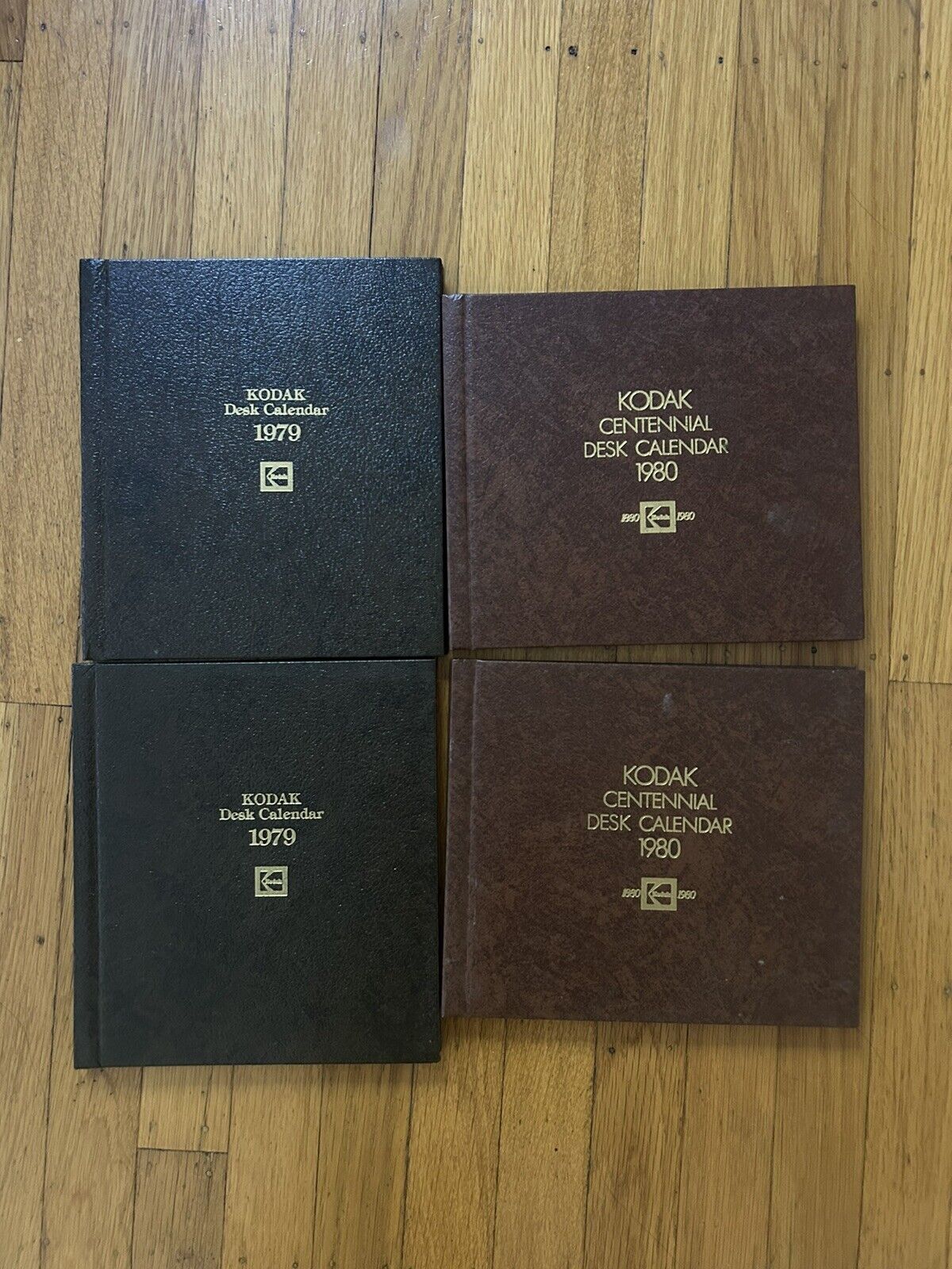 Set of 4 Kodak centennial calendars 1979 and 1980