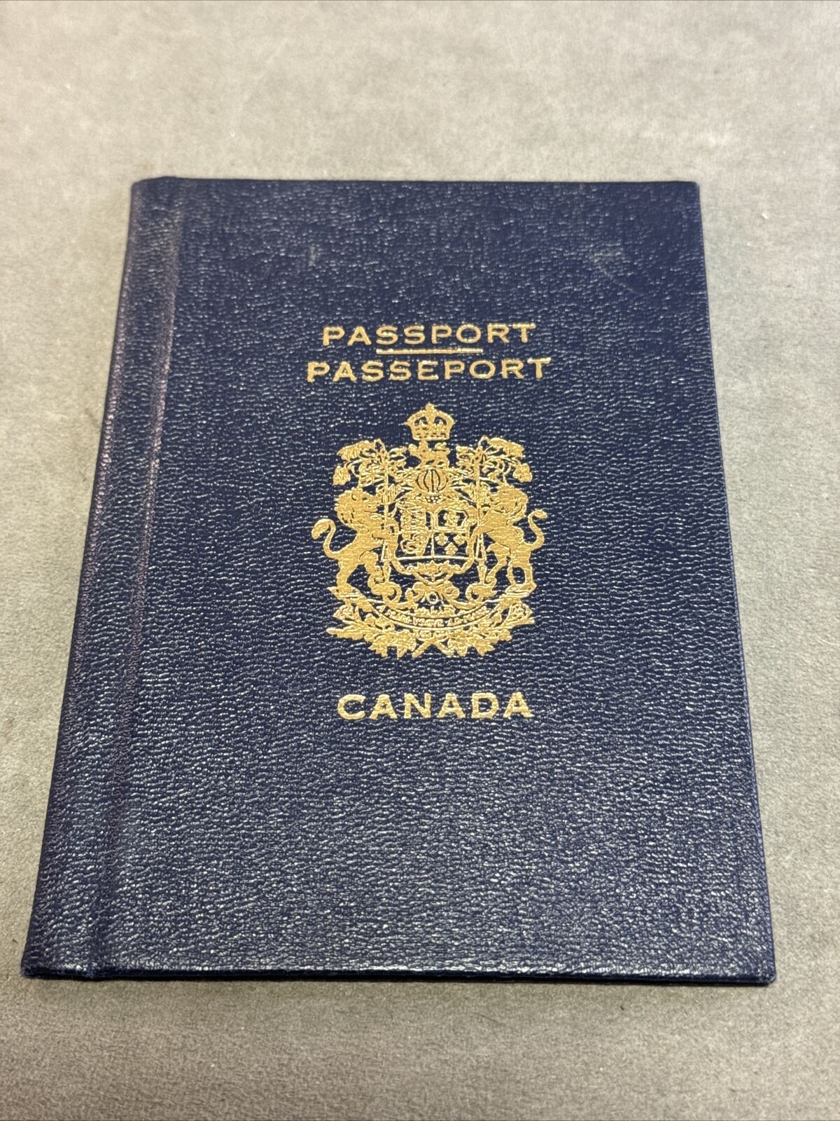 Vintage Expired 1957 Canadian Passport  With Stamps