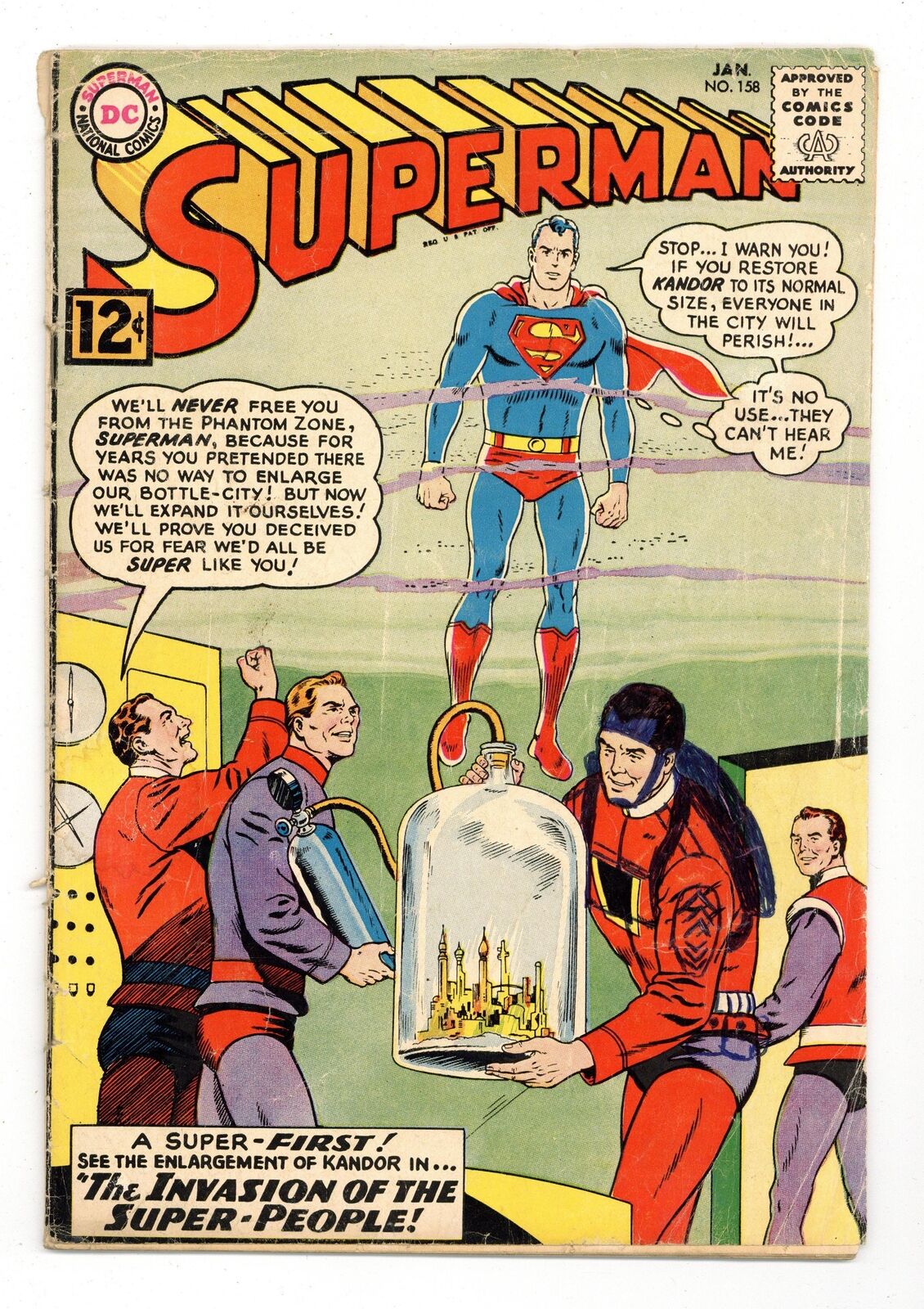 Superman #158 GD/VG 3.0 1963 1st app. Flamebird, Nightwing