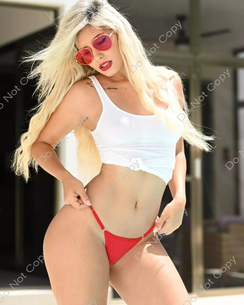 8x10 Issa Vegas PHOTO photograph picture sexy busty bikini lingerie IG model