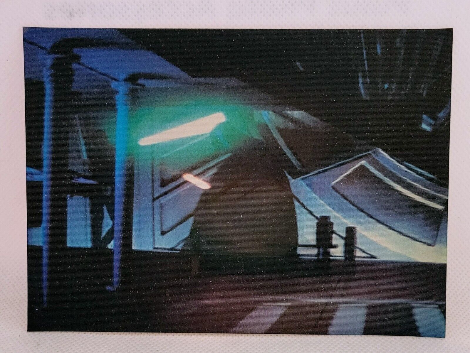 vintage 1985 Star Wars Fan Club Motion card Duel in the Death Star Throne Room