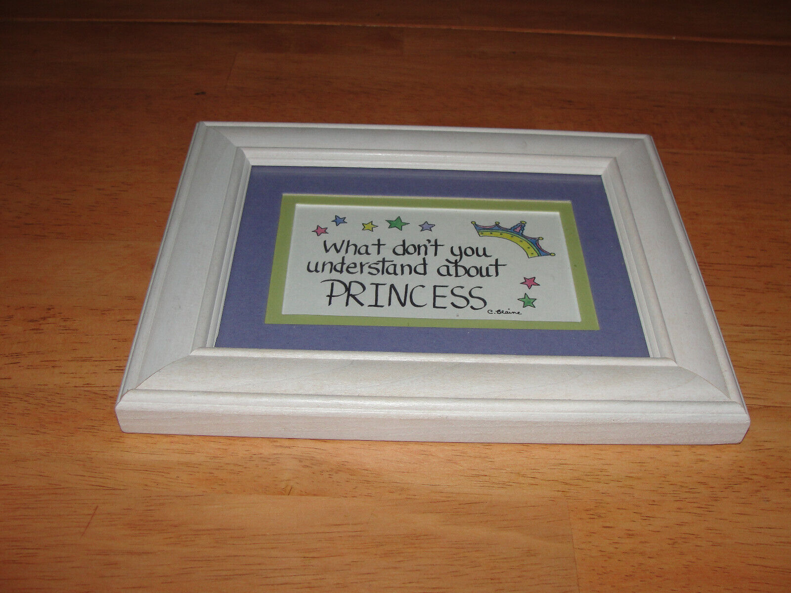 What don\'t you understand about PRINCESS... framed picture