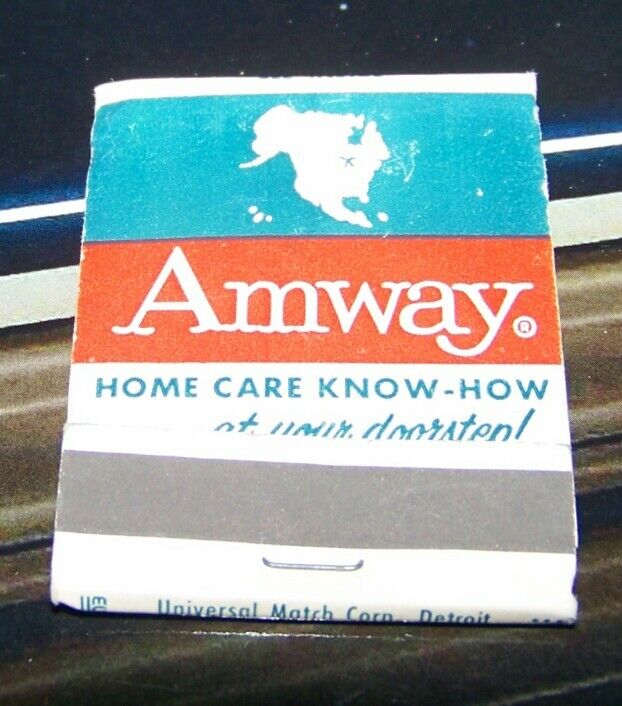 Rare Vintage Matchbook Amway Home Care Know How At Your Doorstep North America