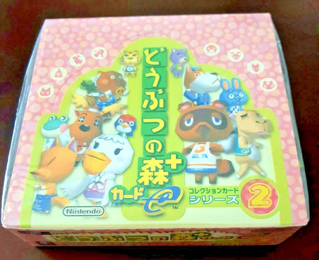 Animal Crossing + Card e Collection Card Series 2 Sealed Box 30 packs NEW JAPAN