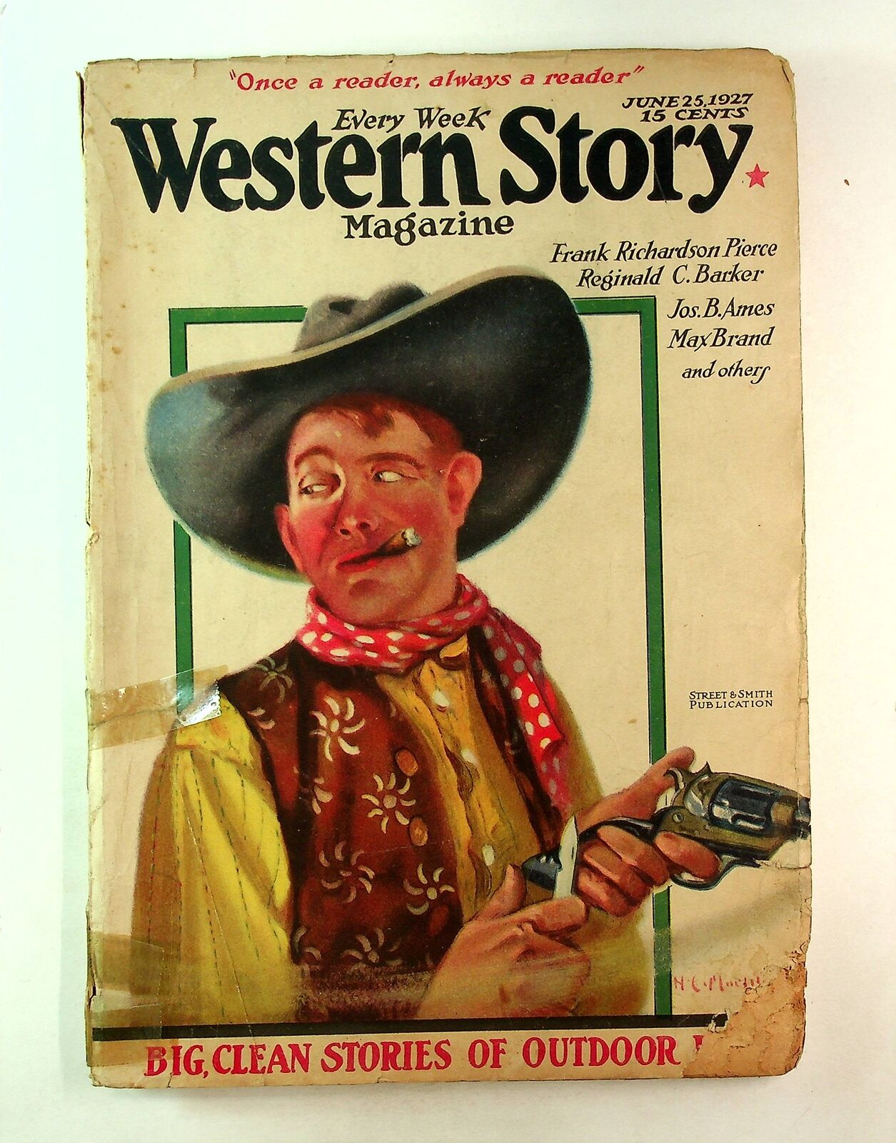 Western Story Magazine Pulp 1st Series Jun 25 1927 Vol. 70 #3 GD- 1.8