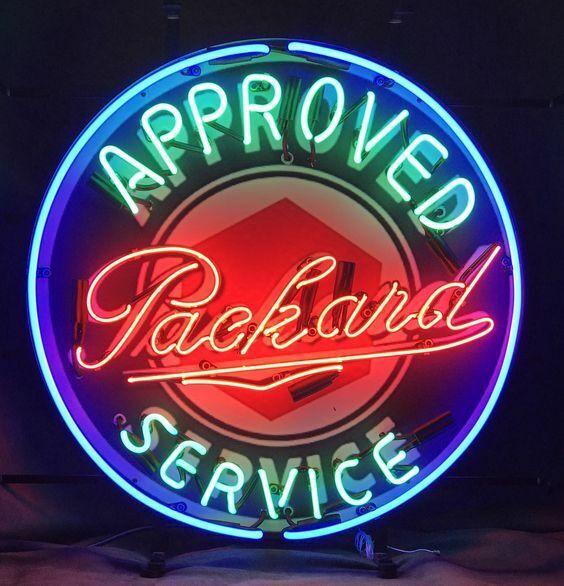 New Approved Service Packard Neon Light Sign Lamp 24\