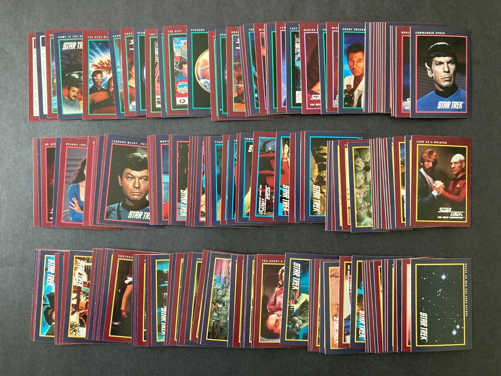 1991 Impel Star Trek Series 1 Complete Set - 160 Factory Fresh Cards -#P111623B