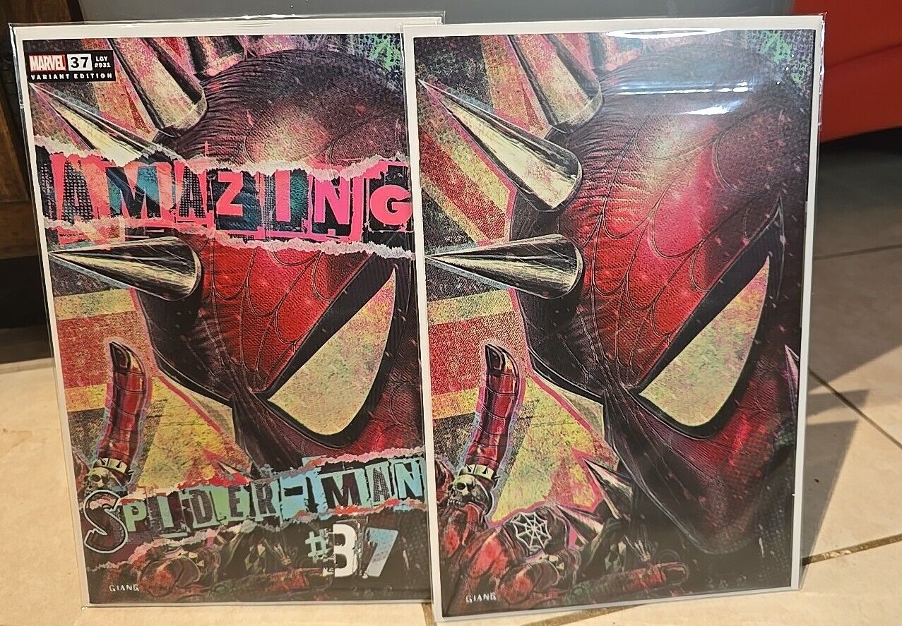 Amazing Spiderman #37 Spider-Punk Exclusive John Giang Trade/Virgin Variant Set