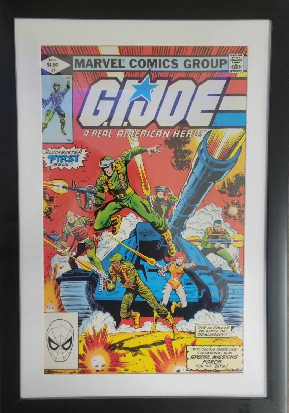 G.I. Joe, A Real American Hero #1 NM 9.8 White Pages Marvel Comics 1982