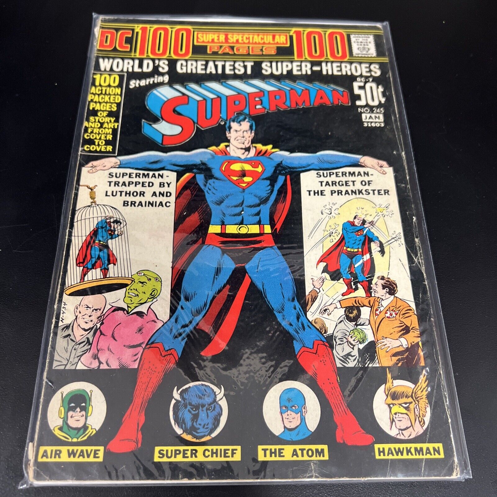 SUPERMAN #245 (1971) 100 Super Spectacular Pages, Curt Swan, DC Comics