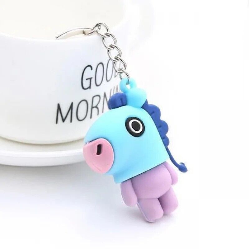 BT21 Mang Silicone 3D Keychain Characters BTS Kpop